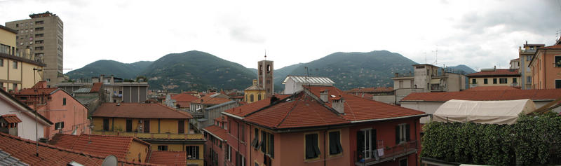 La Spezia - Vue de notre chambre - Pano.jpg