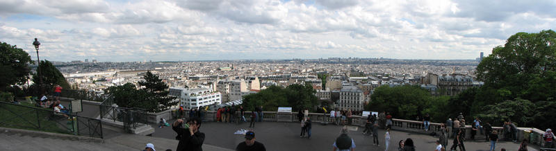 Montmartre - Vue du Sacr