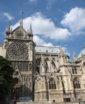 Paris - Notre-Dame - Vue de cot